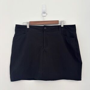 Eddie Bauer Black Adventurer 2.0 Skort, Size 14